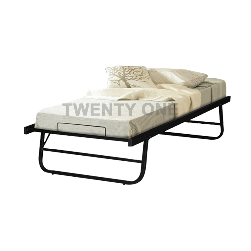HANSEN METAL PULLOUT BED FRAME SINGLE
