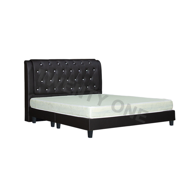 HUNTER FAUX LEATHER BED FRAME