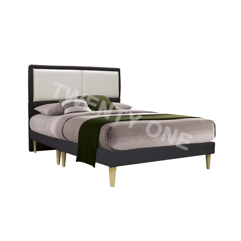 LESIMA FABRIC BED FRAME MODEL D