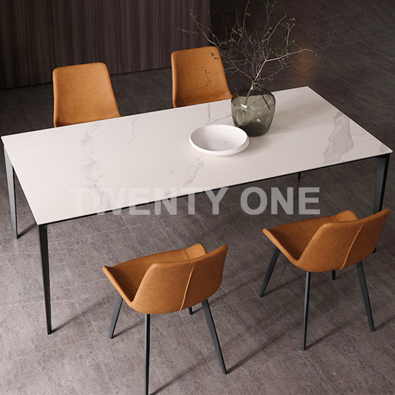 LUPIN DINING TABLE SET ORANGE (1+4)