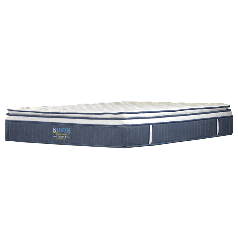 KIROH CHIRO LUXURY EURO TOP WITH PILLOW TOP POCKETED SPRING MATTRESS 12 INCH