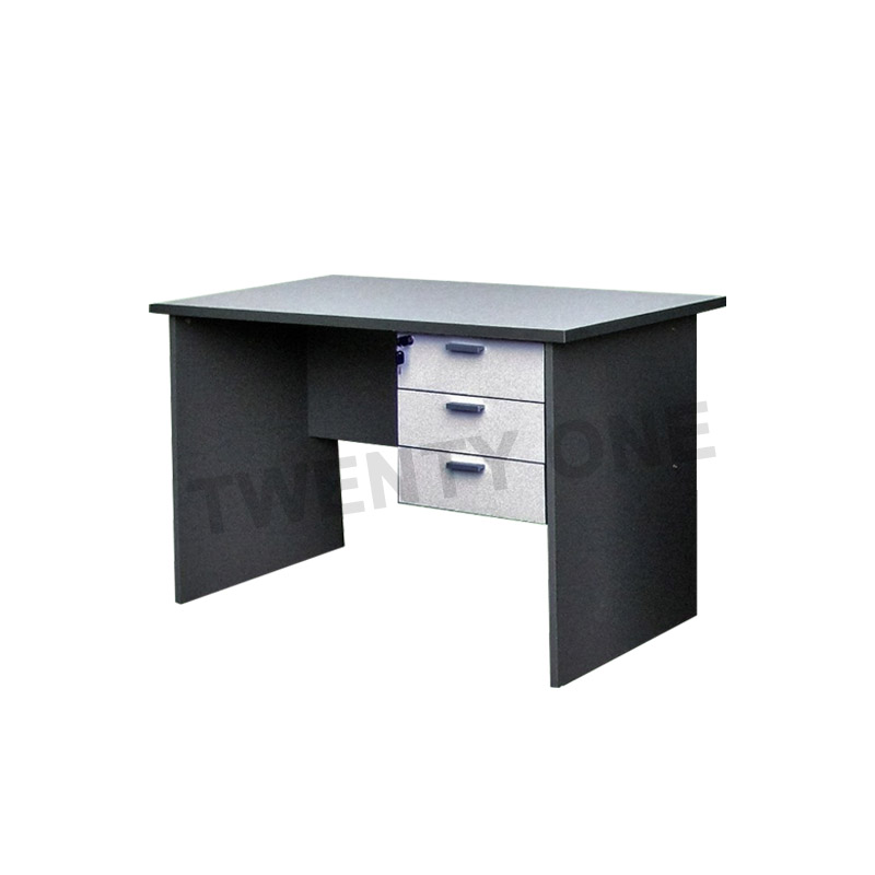 VALERIE OFFICE TABLE/STUDY TABLE/WRITING DESK(GREY WITH DRAWER MODEL 2)