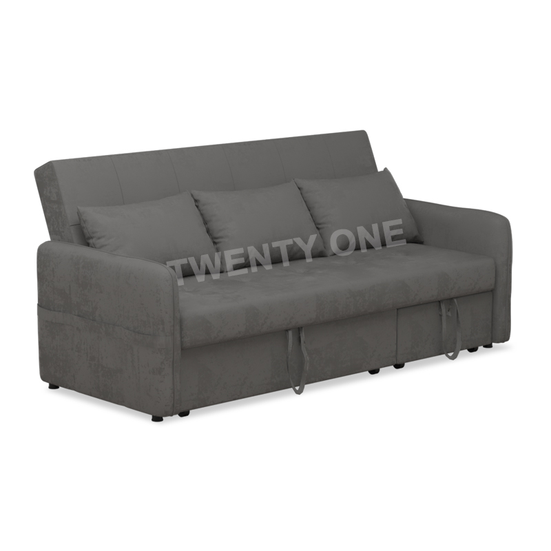 HELEN WATERPROOF FABRIC LATEX STORAGE SOFA BED