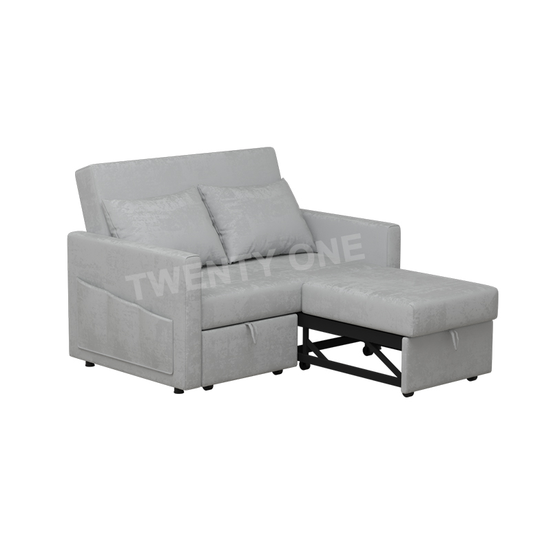 TAMMY  WATERPROOF FABRIC LATEX STORAGE SOFA BED