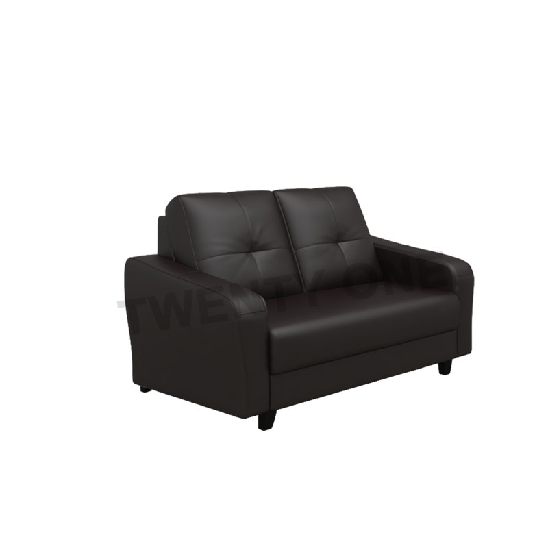 RYLEE FAUX LEATHER 2 SEATER SOFA