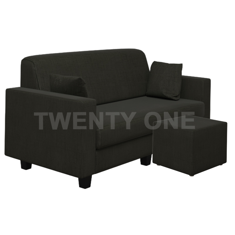 CARSON FABRIC SEATER SOFA WITH STOOL MODEL 1