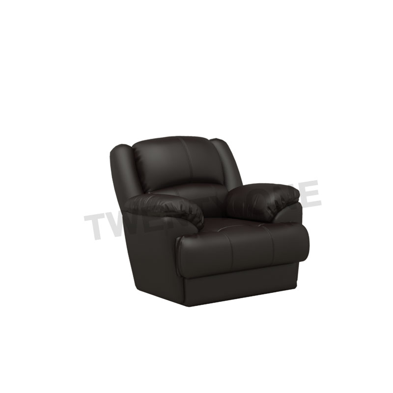 SLASH FAUX LEATHER 1 SEATER SOFA